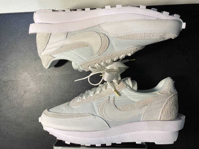 sacai × Nike LDV Waffle "Triple White"