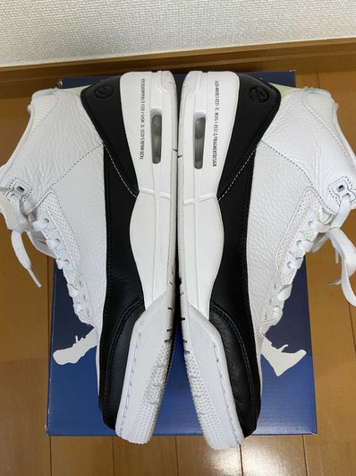 Fragment × Nike Air Jordan 3 "White/Black"