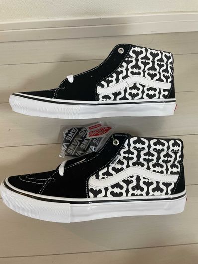 Supreme × Vans Monogram S Logo Skate Grosso Mid "Black"