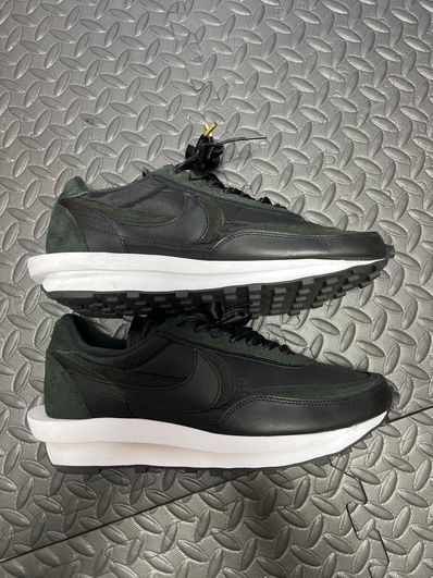 sacai × Nike LDV Waffle "Triple Black"