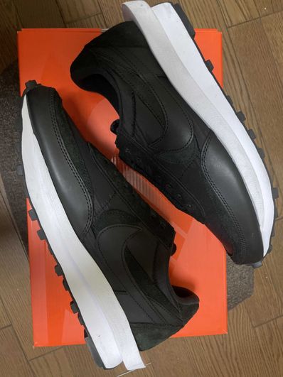 sacai × Nike LDV Waffle "Triple Black"