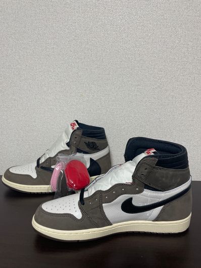Travis Scott × Nike Air Jordan 1 Retro High OG TS SP "Sail/Dark Mocha"