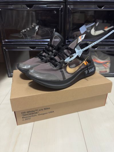 Off-White × Nike Zoom Fly "Black"
