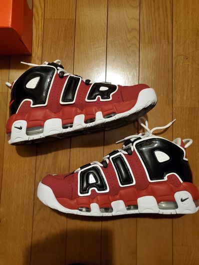 Nike Air More Uptempo ’96 "Black and Varsity Red" (2021)