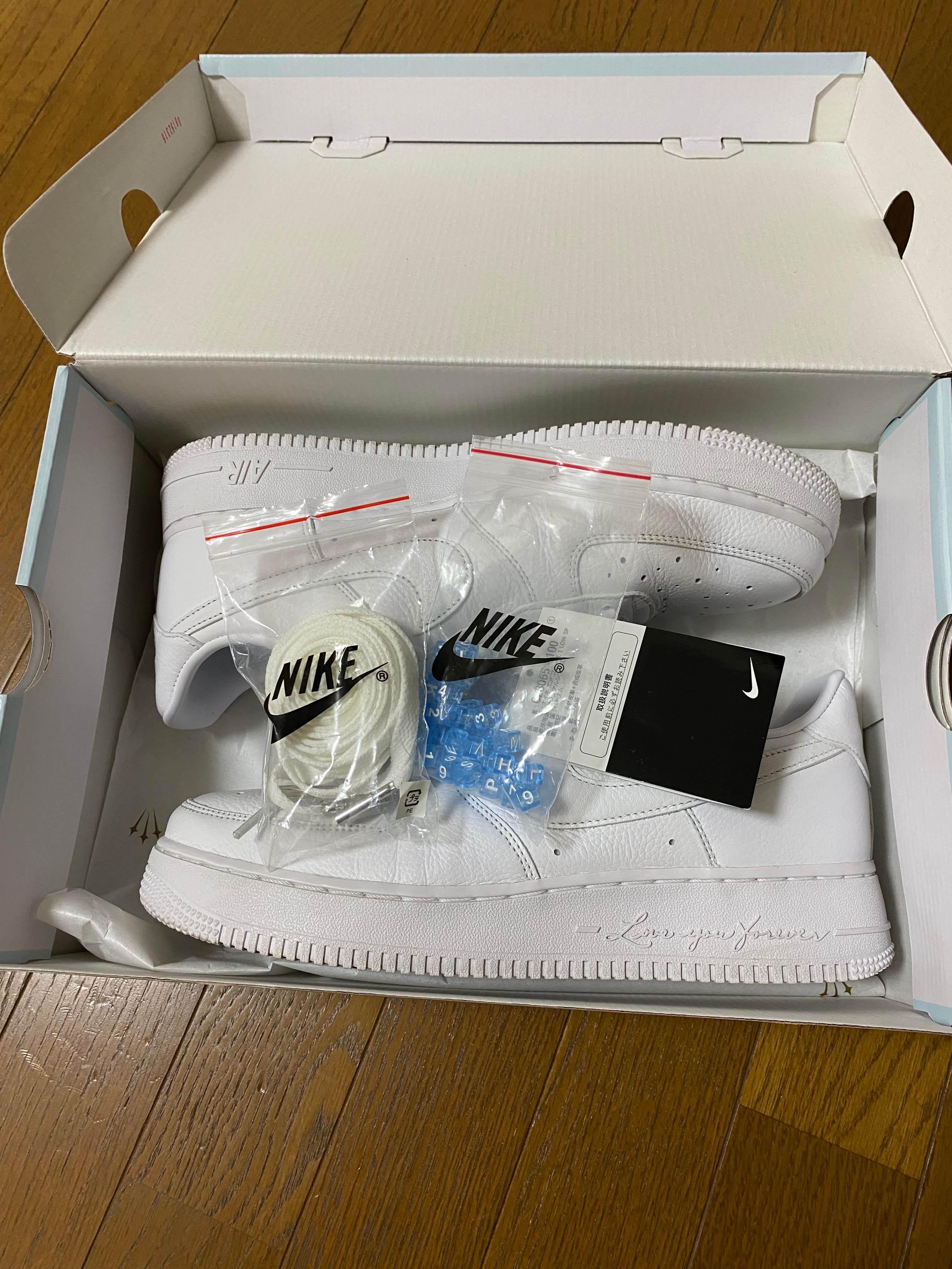 Drake NOCTA × Nike Air Force 1 Low "Love You Forver/White"