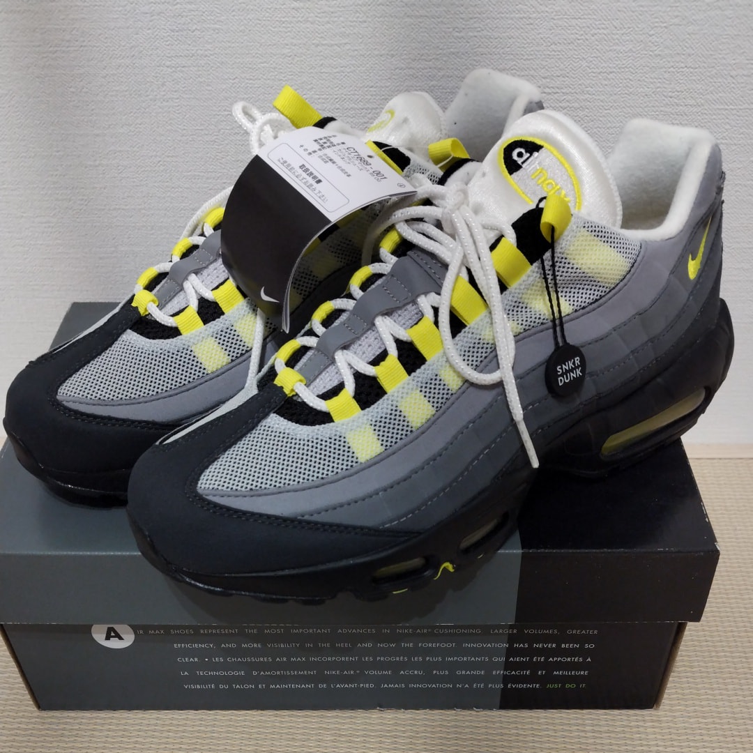 NIKE Air Max 95 ネオンイエローグラデ 2020 29.0黒タグ ナイキ エアマックス95 OG 
