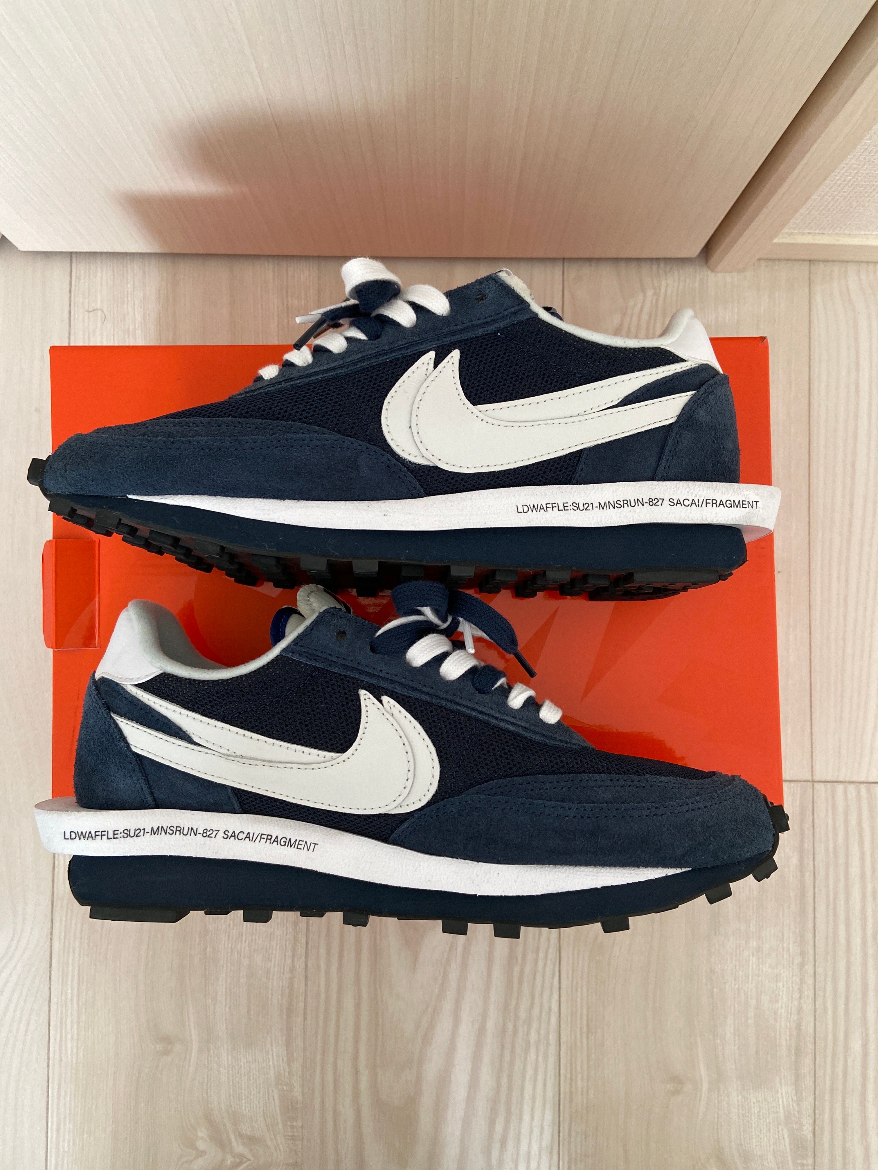 Fragment × sacai × Nike LD Waffle "Blackended Blue"