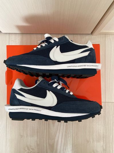 Fragment × sacai × Nike LD Waffle "Blackended Blue"