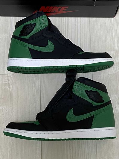 Nike Air Jordan 1 Retro High OG "Black/Pine Green" (2020)