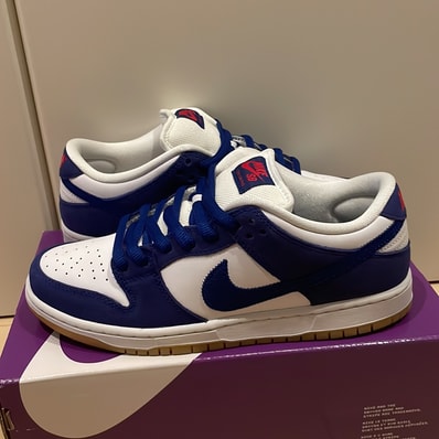 Nike SB Dunk Low "Los Angeles Dodgers/Deep Royal Blue"