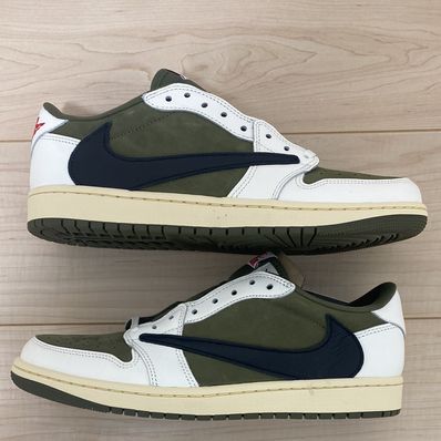 Travis Scott × Nike Air Jordan 1 Low OG SP "Reverse Olive"