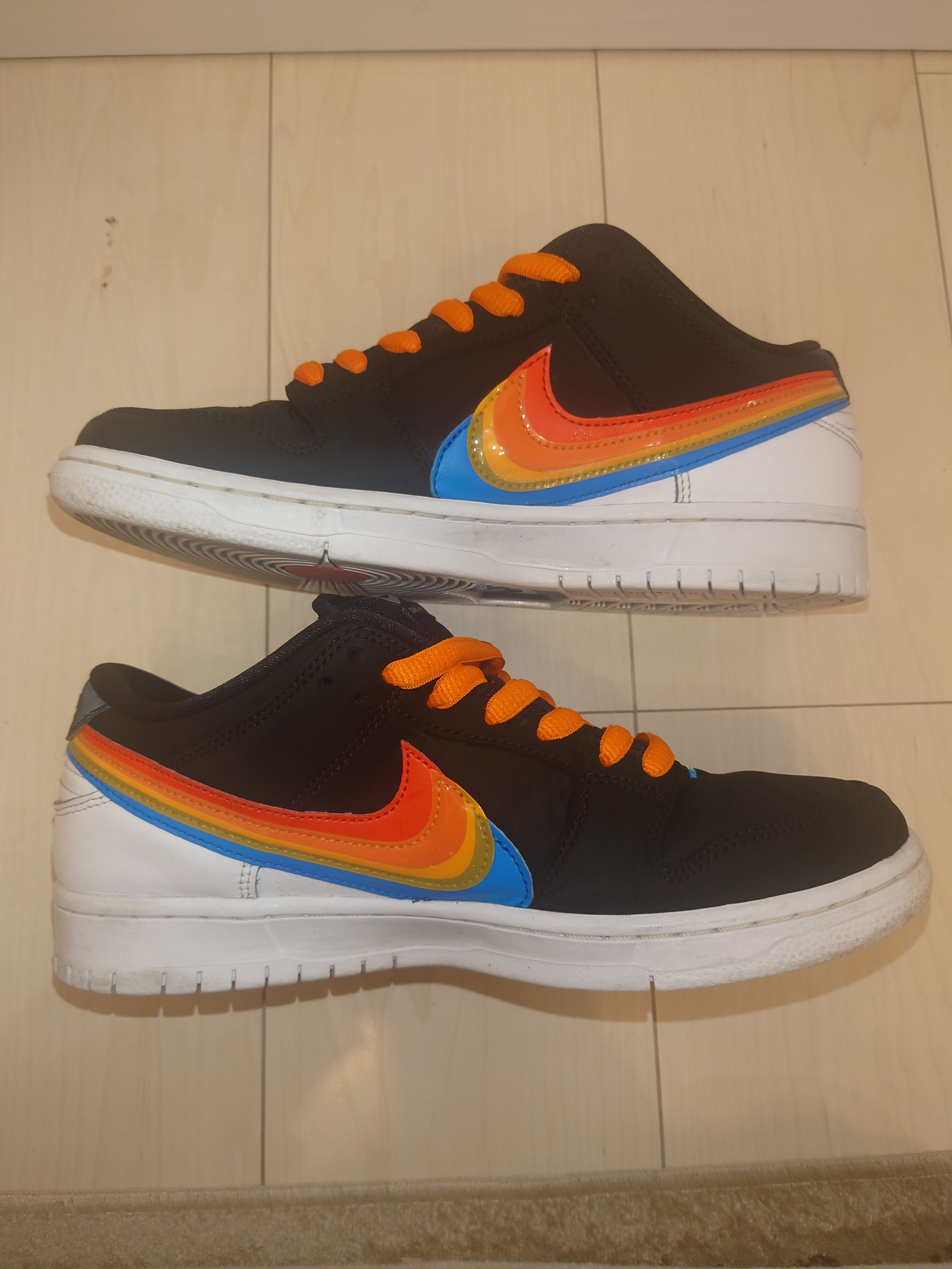 Polaroid × Nike SB Dunk Low Pro QS "Black/White"