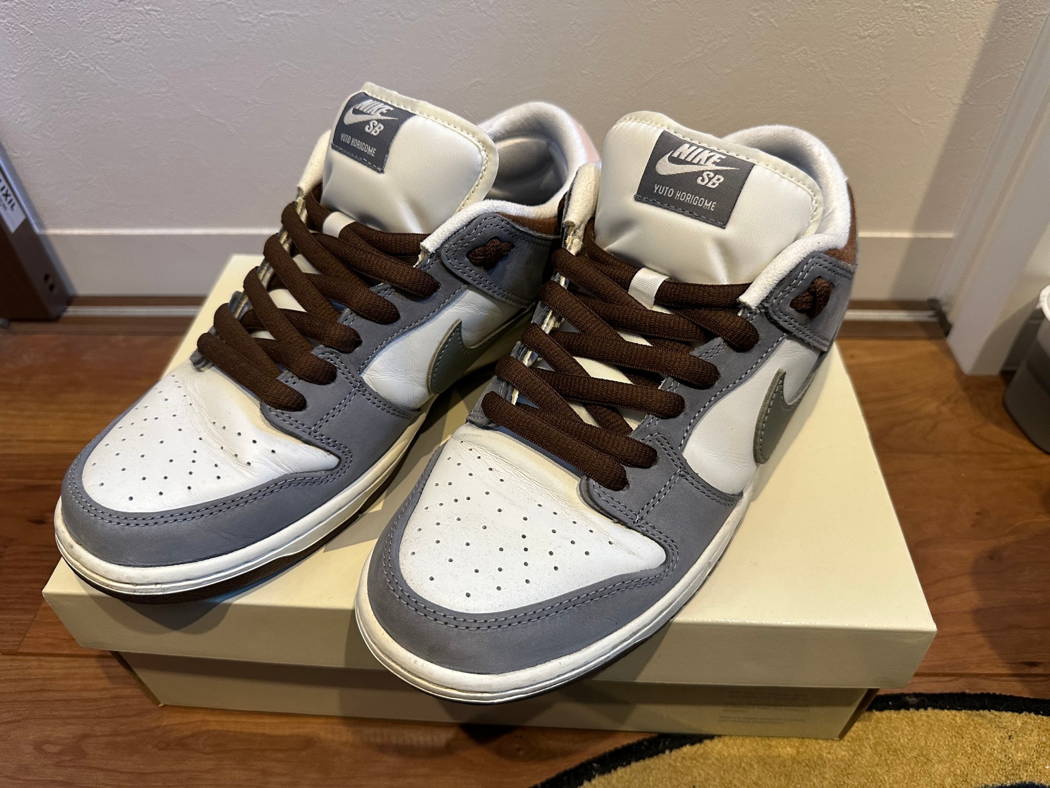 堀米 雄斗(Yuto Horigome) × Nike SB Dunk Low Pro QS "Wolf Grey"