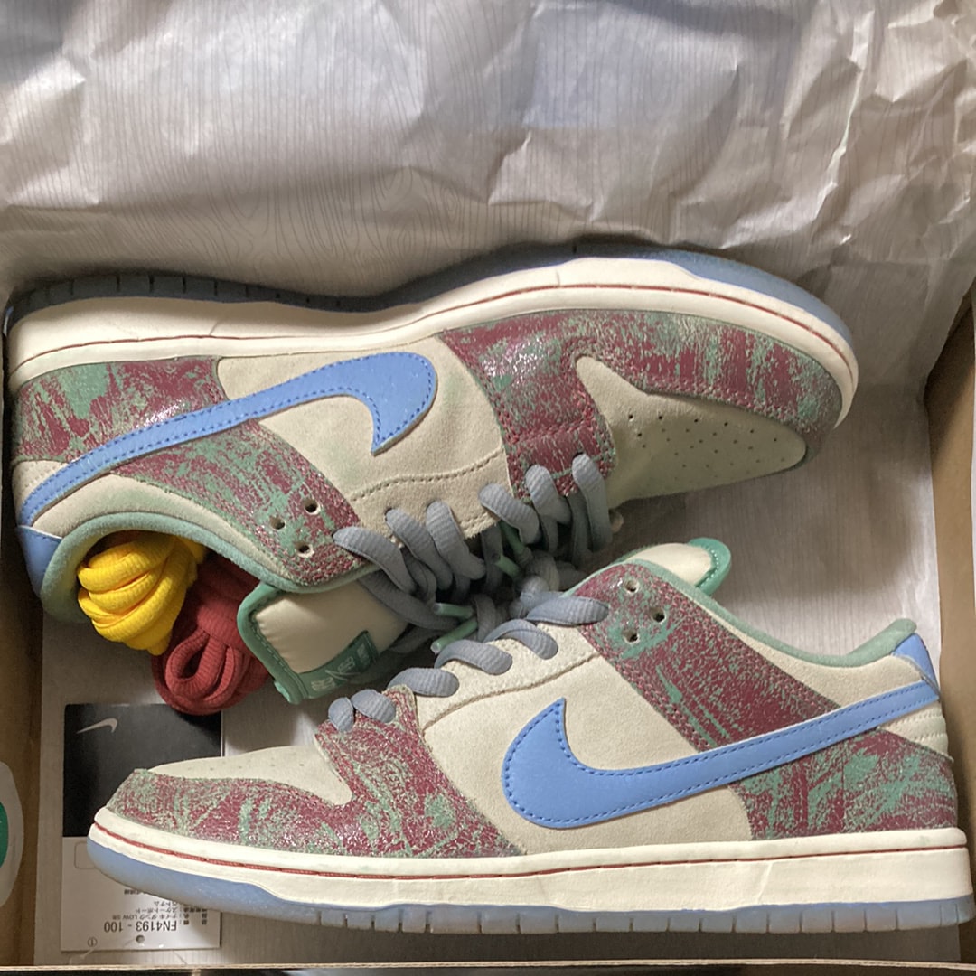 Crenshaw Skate Club × Nike SB Dunk Low PRO QS "Sail/Light Blue-Cedar"