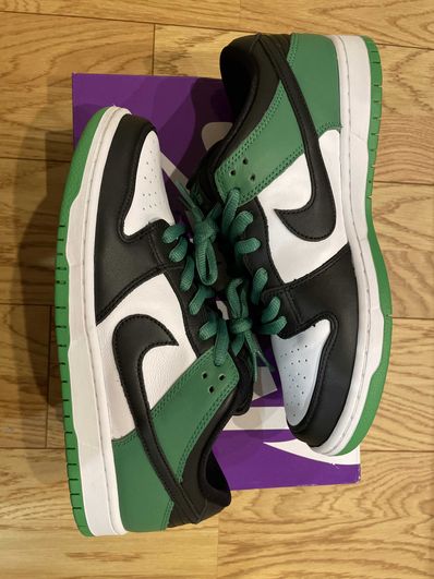 Nike SB Dunk Low Pro "Black and Classic Green"