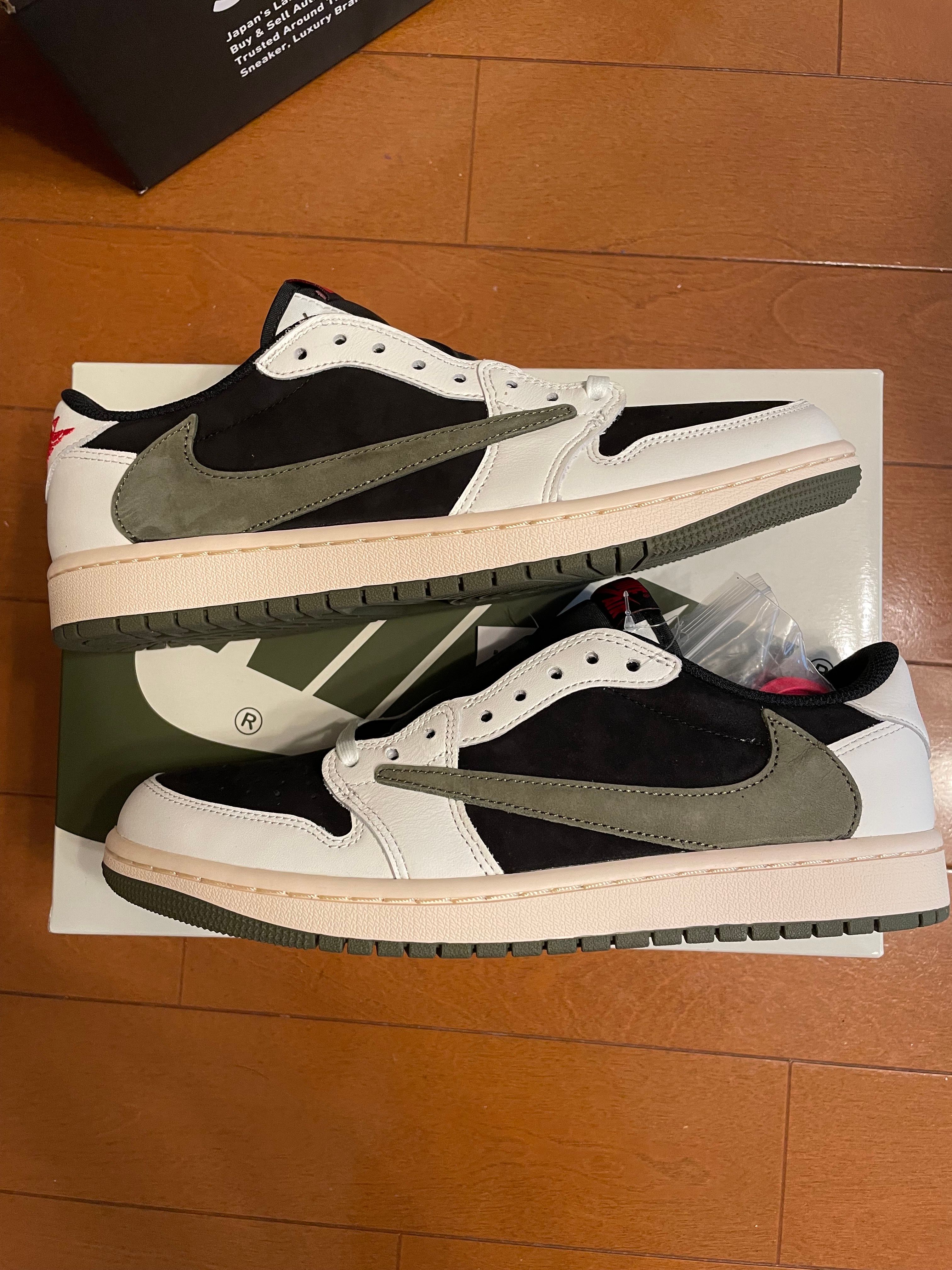 Travis Scott × Nike Women's Air Jordan 1 Low OG "Medium Olive"