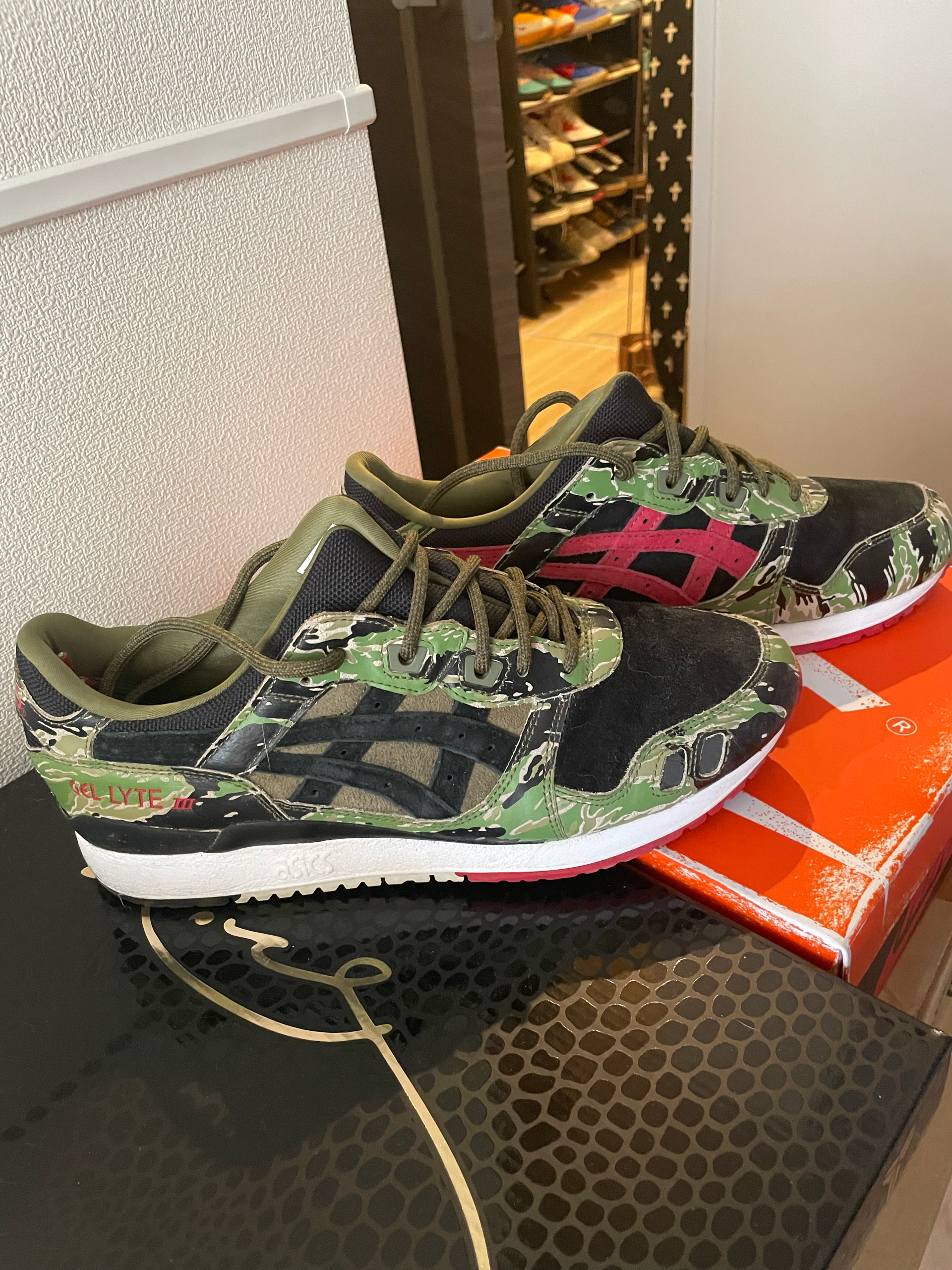 atmos × Asics Gel-Lyte 3 "Green Camo"