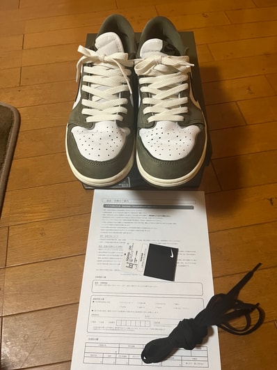 Nike Air Jordan 1 Low OG "Medium Olive and Summit White"