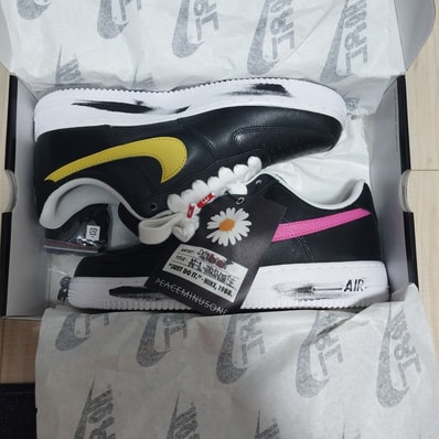 PEACEMINUSONE × Nike Air Force 1 Low '07 Para-Noise 3.0 "Black and Multi-Color" / G-DRAGON