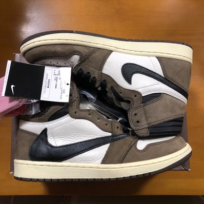 Travis Scott × Nike Air Jordan 1 Retro High OG TS SP "Sail/Dark Mocha"