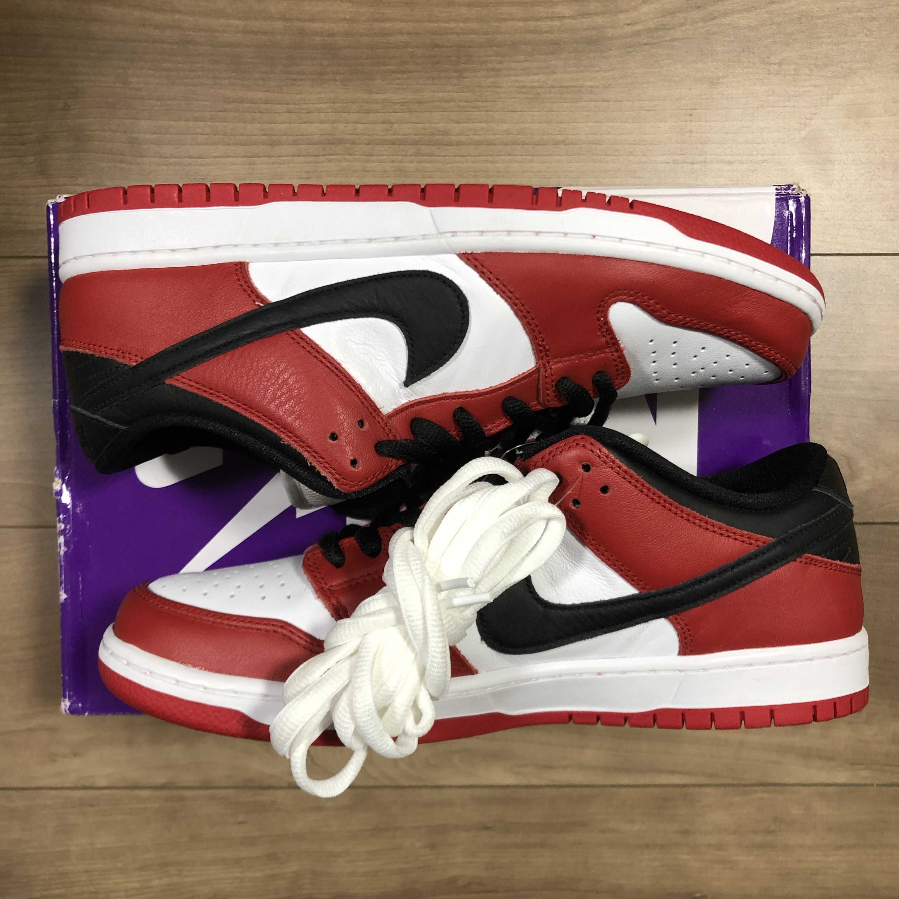 Nike SB Dunk Low Pro "J-Pack Chicago/Varsity Red and White"