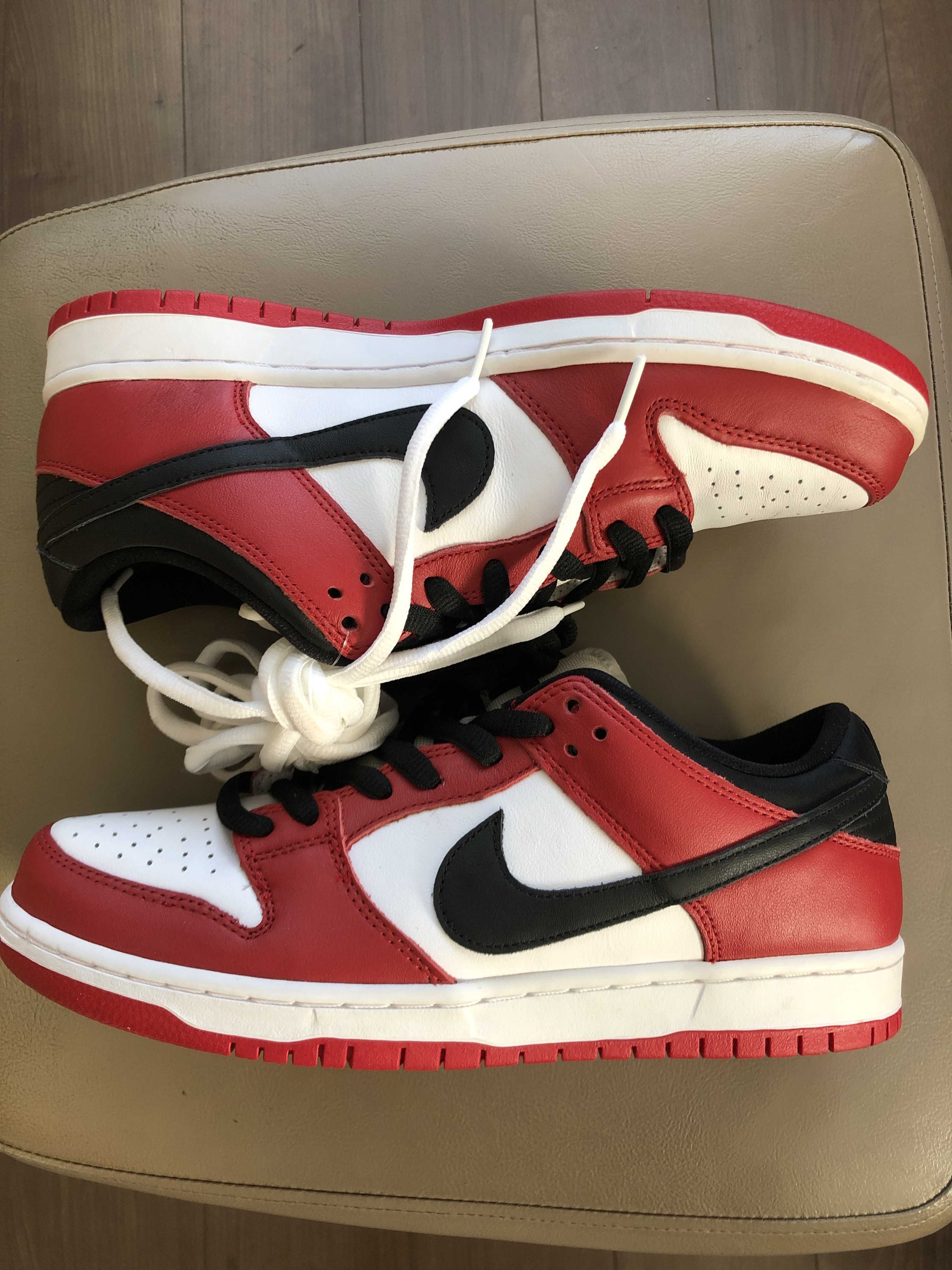 Nike SB Dunk Low Pro "J-Pack Chicago/Varsity Red and White"