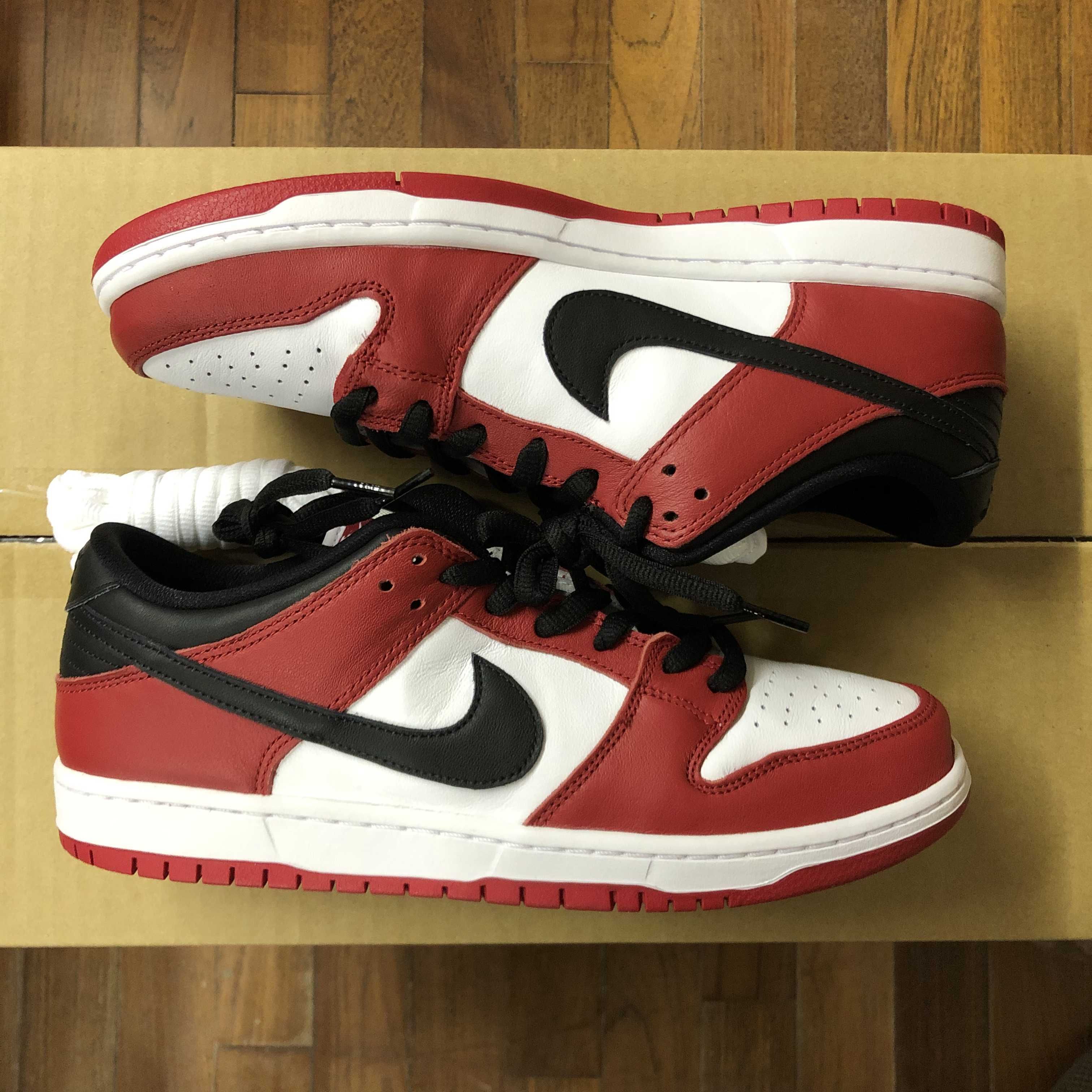 Nike SB Dunk Low Pro "J-Pack Chicago/Varsity Red and White"