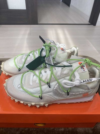 Off-White × Nike Women's Waffle Racer "White"
