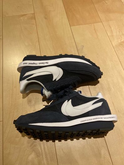 Fragment × sacai × Nike LD Waffle "Blackended Blue"