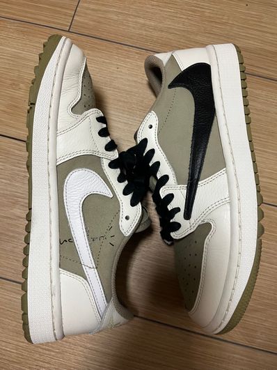 Travis Scott × Nike Air Jordan 1 Low Golf NRG "Neutral Olive"