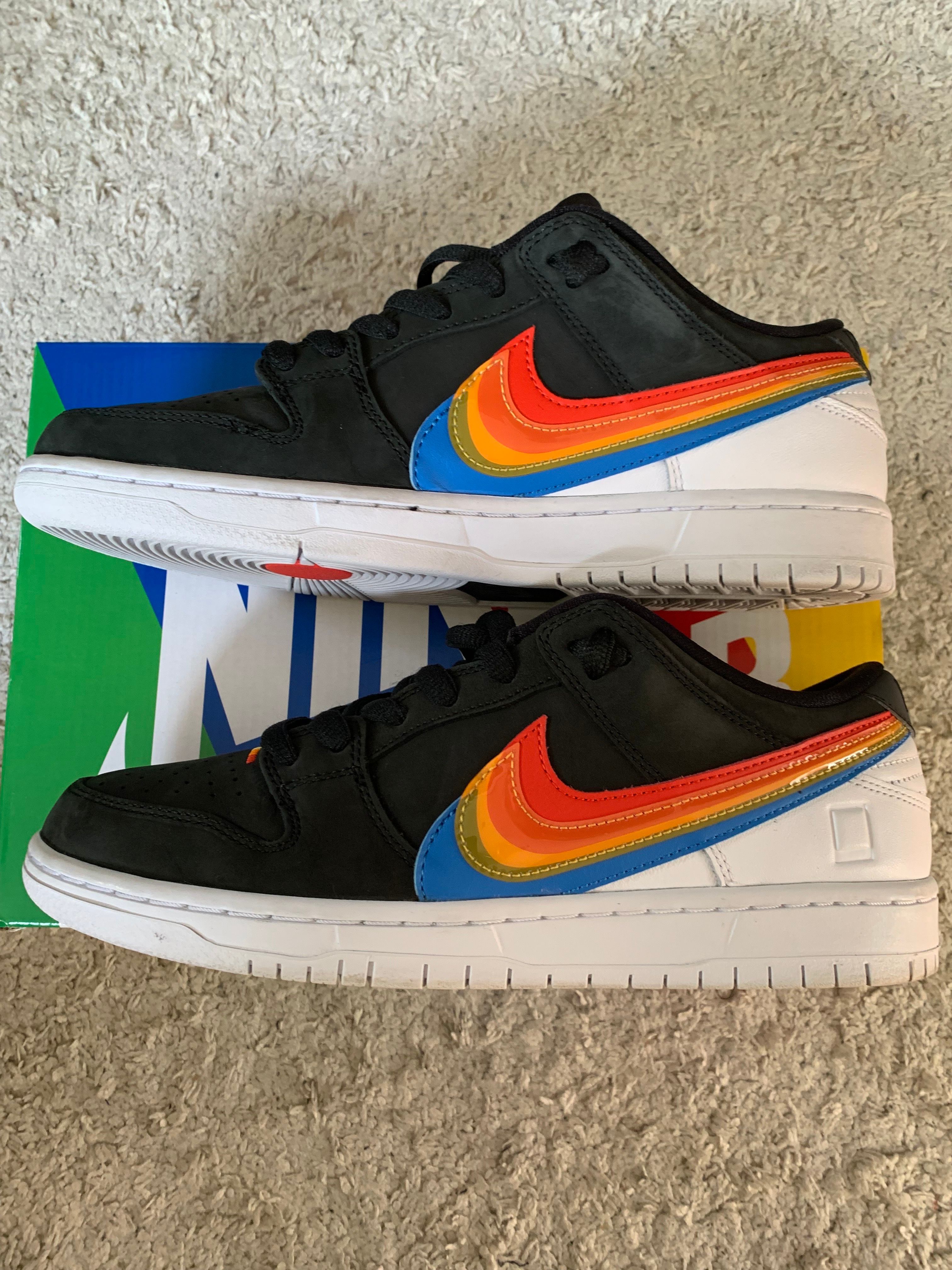 Polaroid × Nike SB Dunk Low Pro QS "Black/White"