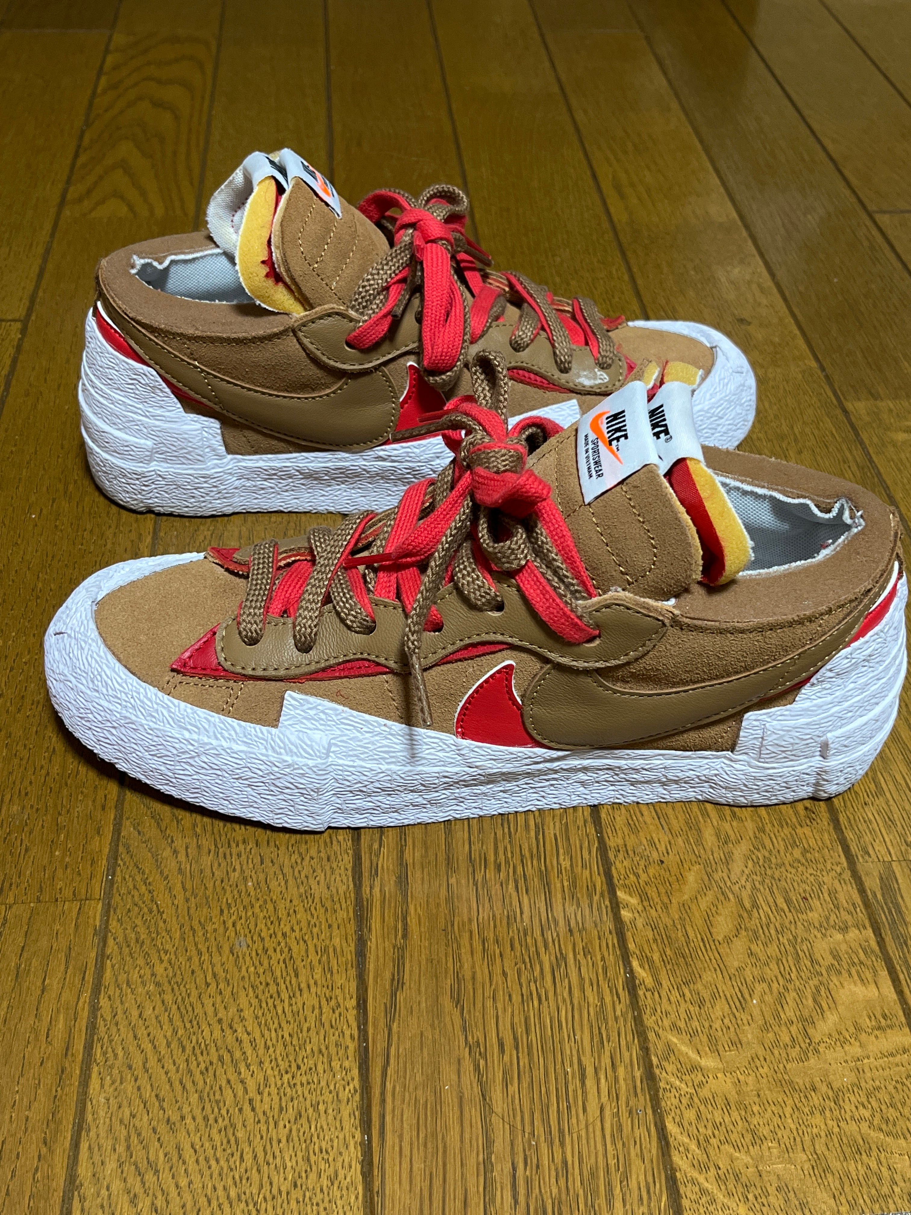 SACAI × NIKE BLAZER LOW "BRITISH TAN"