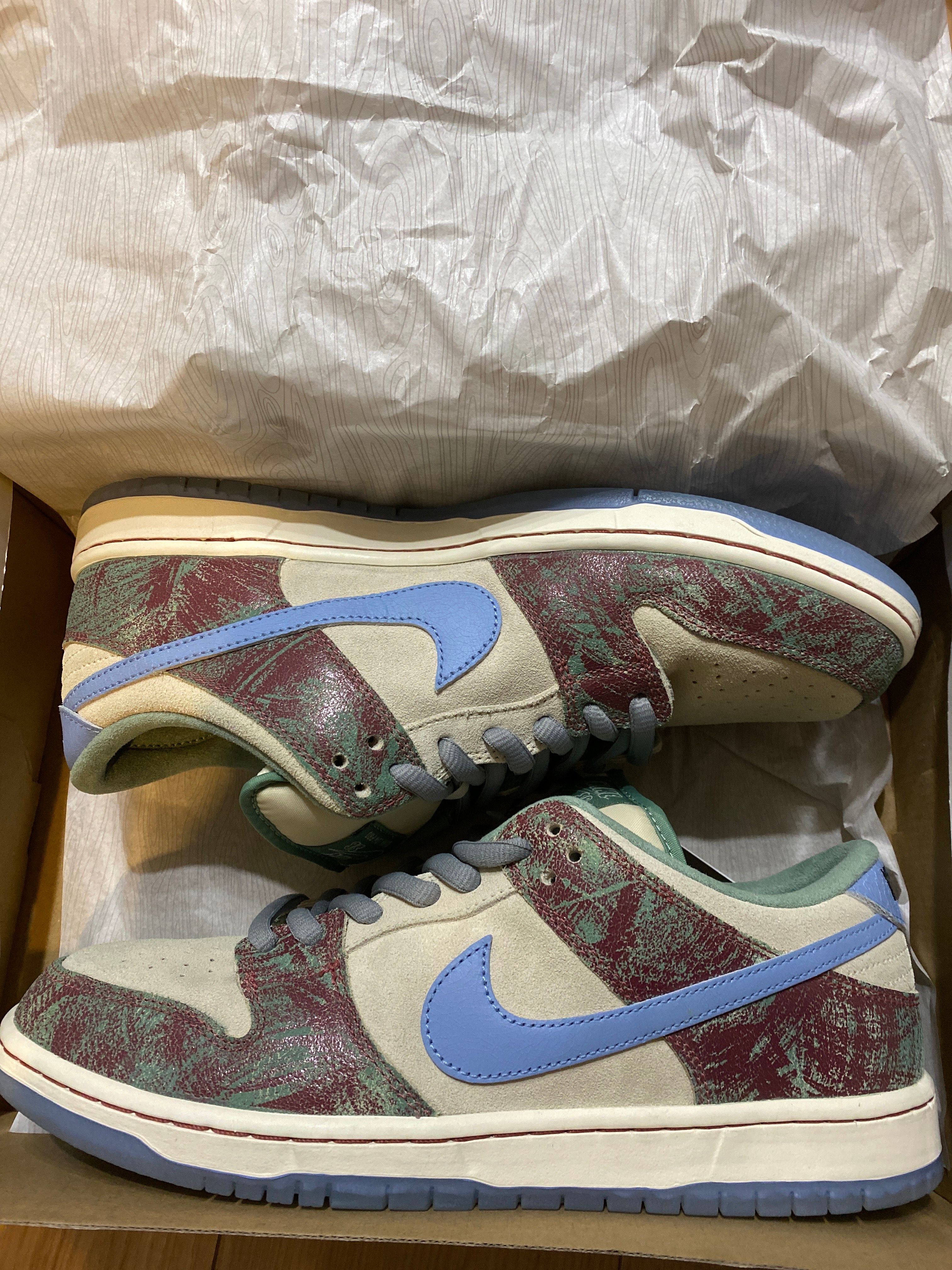 Crenshaw Skate Club × Nike SB Dunk Low PRO QS "Sail/Light Blue-Cedar"