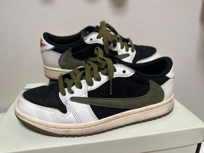 Travis Scott × Nike Women's Air Jordan 1 Low OG "Medium Olive"