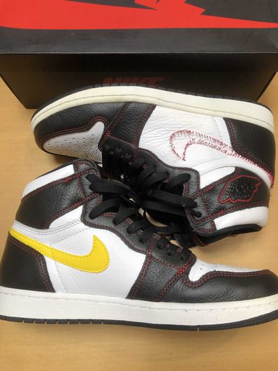 Nike Air Jordan 1 High OG Defiant "Black/Yellow/Gym Red"