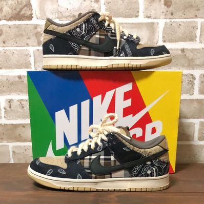 Travis Scott × Nike SB Dunk Low "Black/Parachute Beige"