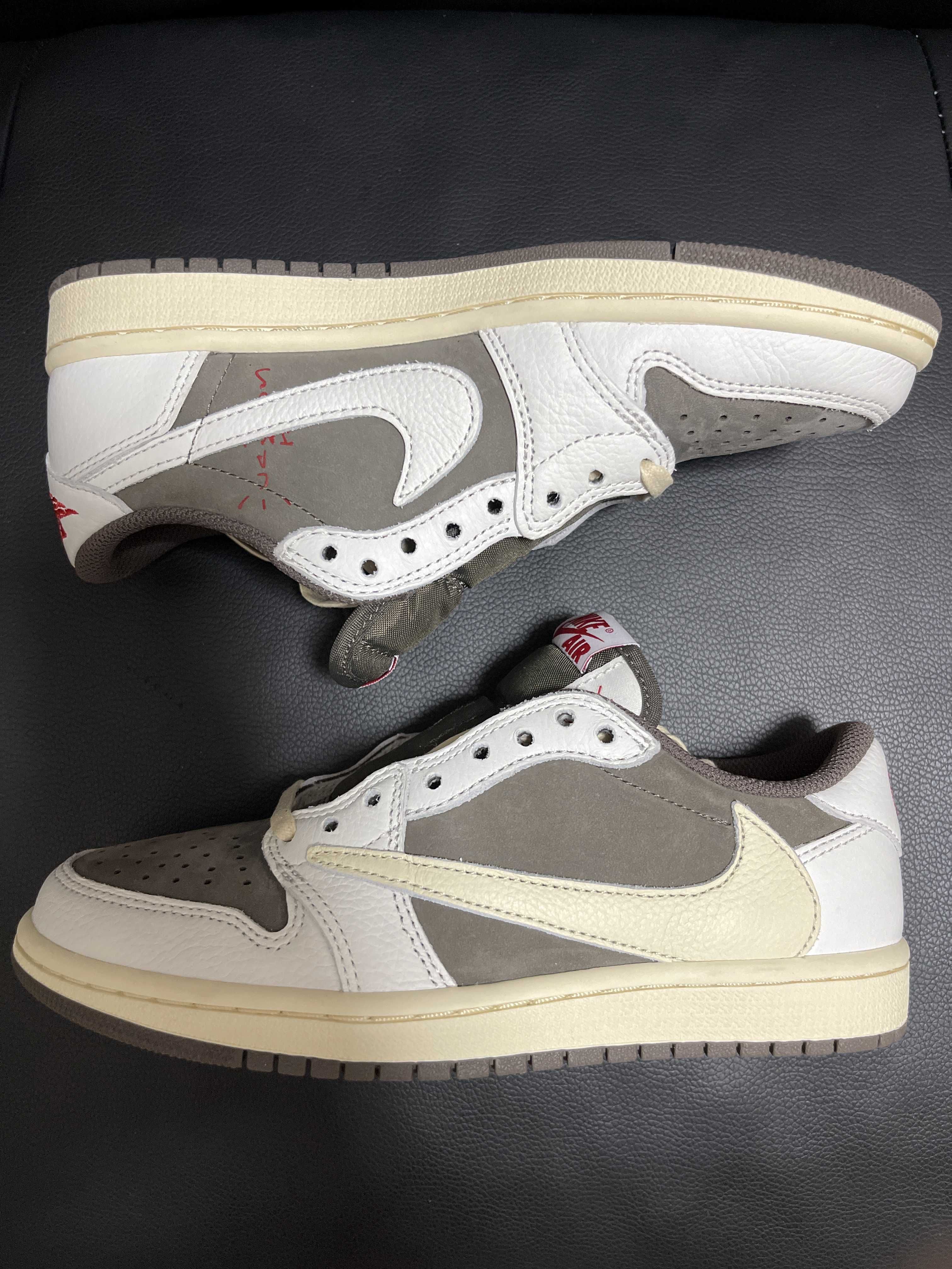 Travis Scott × Nike Air Jordan 1 Low OG SP "Reverse Mocha/Sail and Ridgerock"