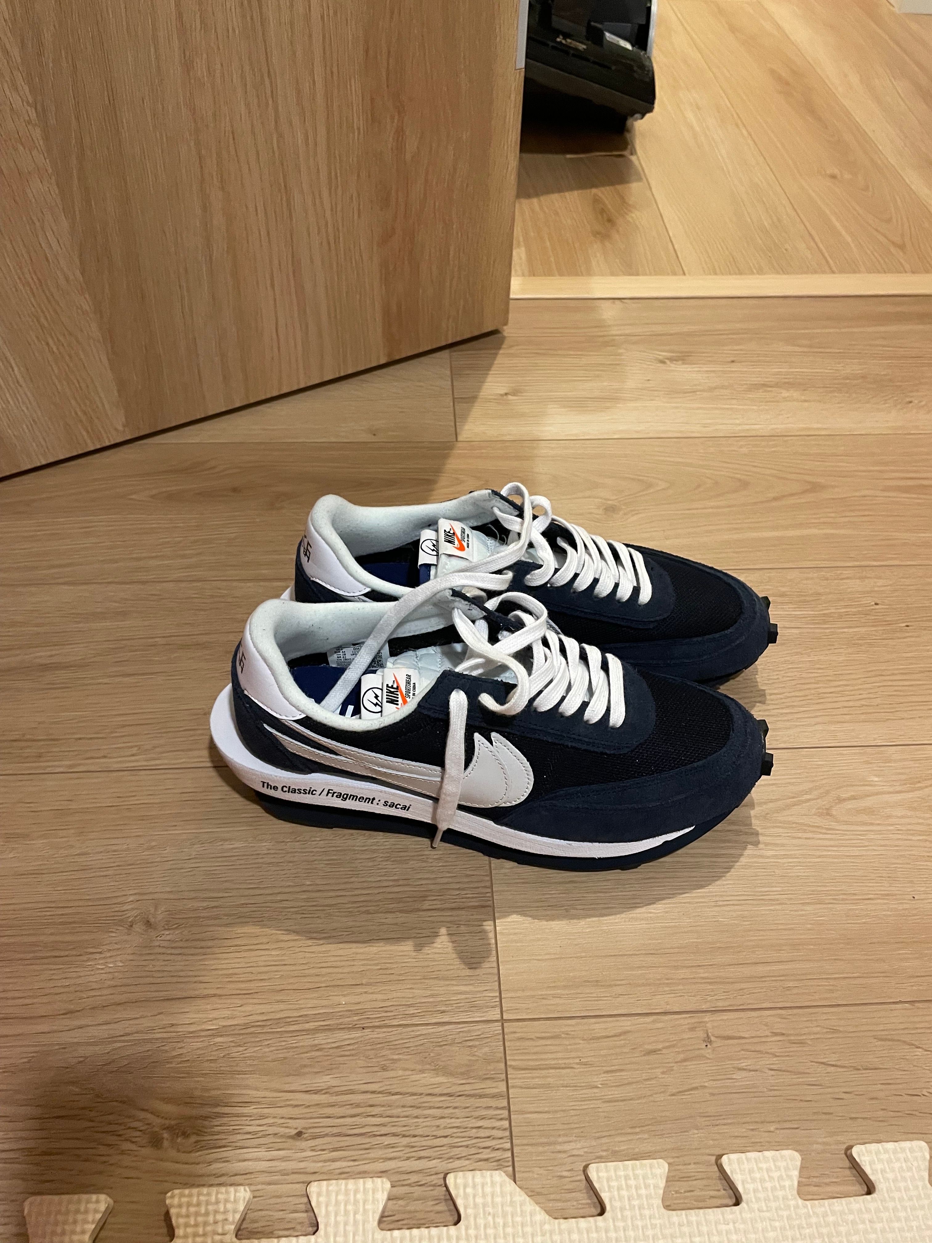 Fragment × sacai × Nike LD Waffle "Blackended Blue"