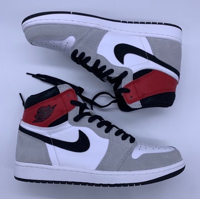 Nike Air Jordan 1 High OG "White/Black/Light Smoke Grey"