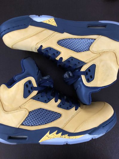 NIKE AIR JORDAN 5 "MICHIGAN"
