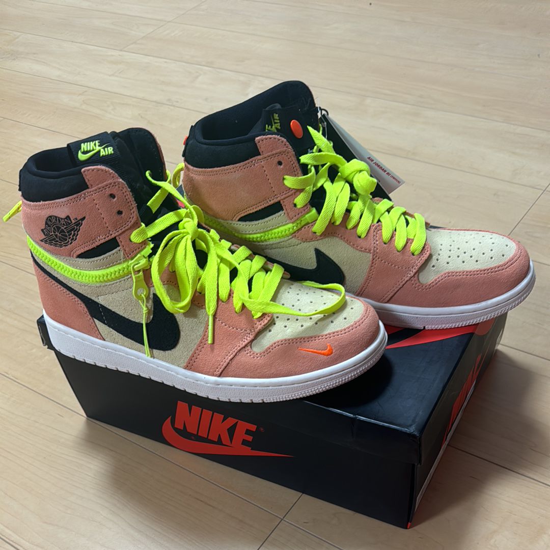 Nike Air Jordan 1 High Switch "Peach and Neon"
