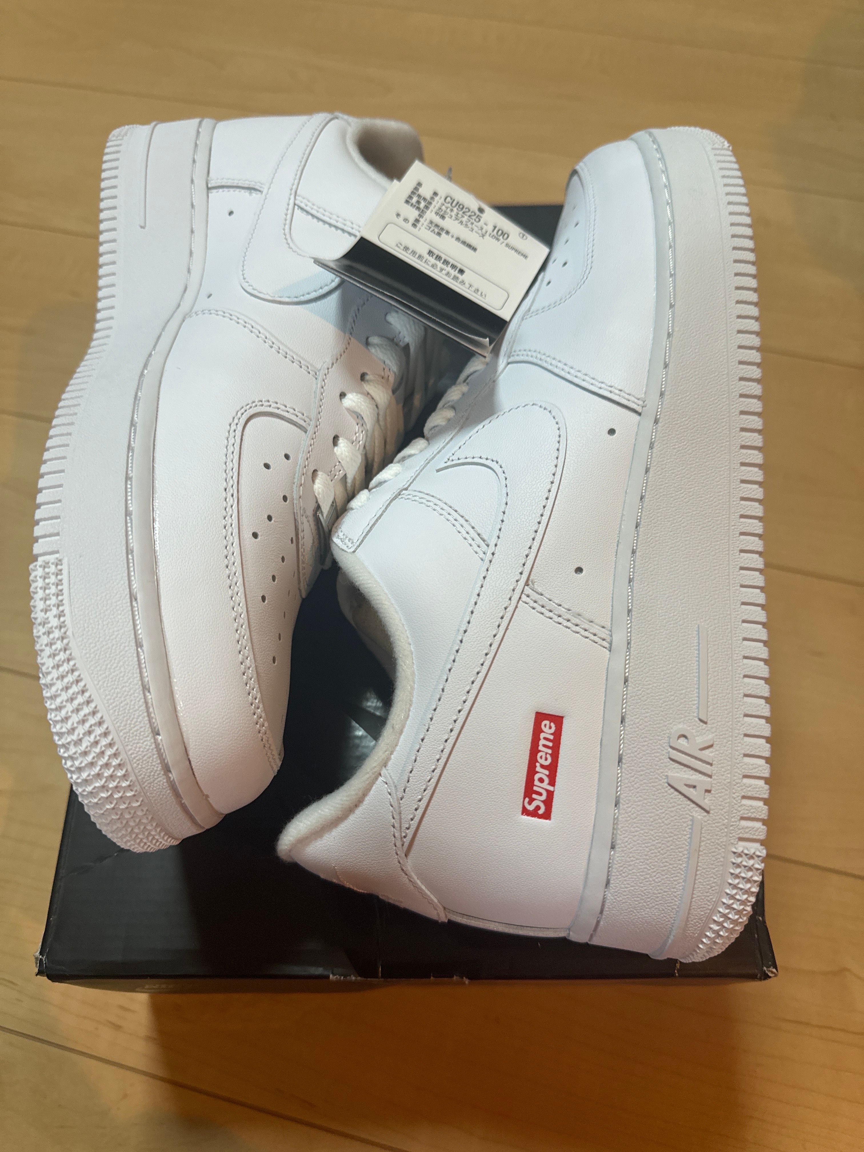 Supreme × Nike Air Force 1 Low "White"