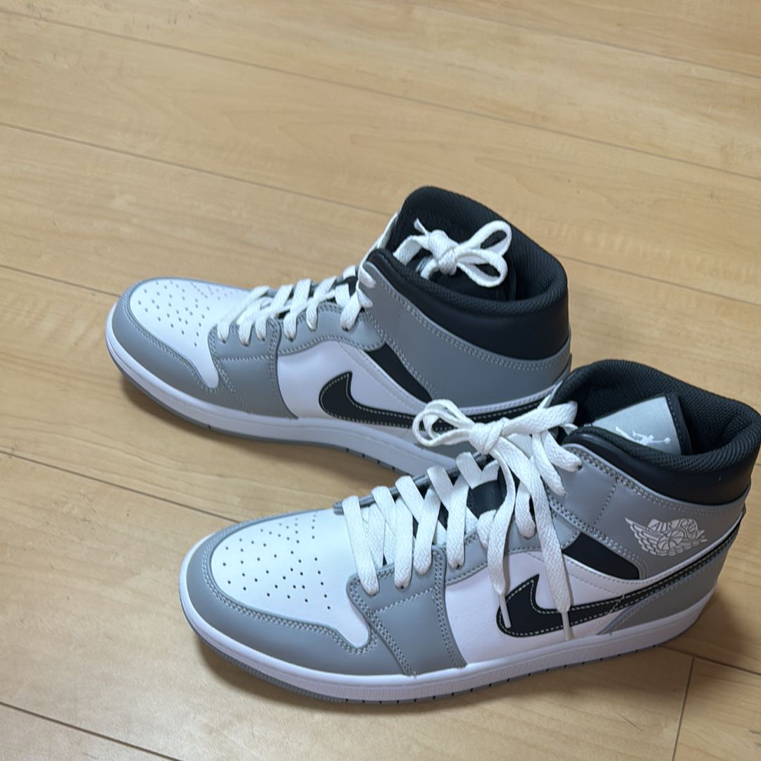Nike Air Jordan 1 Mid "Grey White/Anthracite"