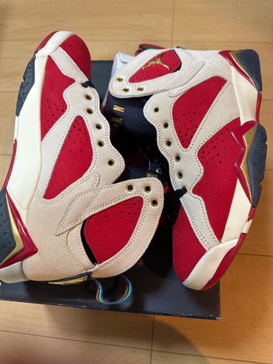 Trophy Room × Nike Air Jordan 7 "True Red and Obsidian"