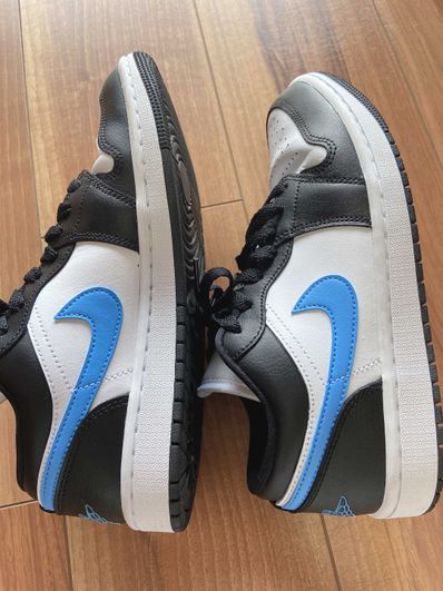Nike Women's Air Jordan 1 Low "Black/University Blue"