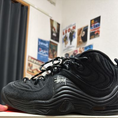 Stussy × Nike Air Penny 2 "Black"