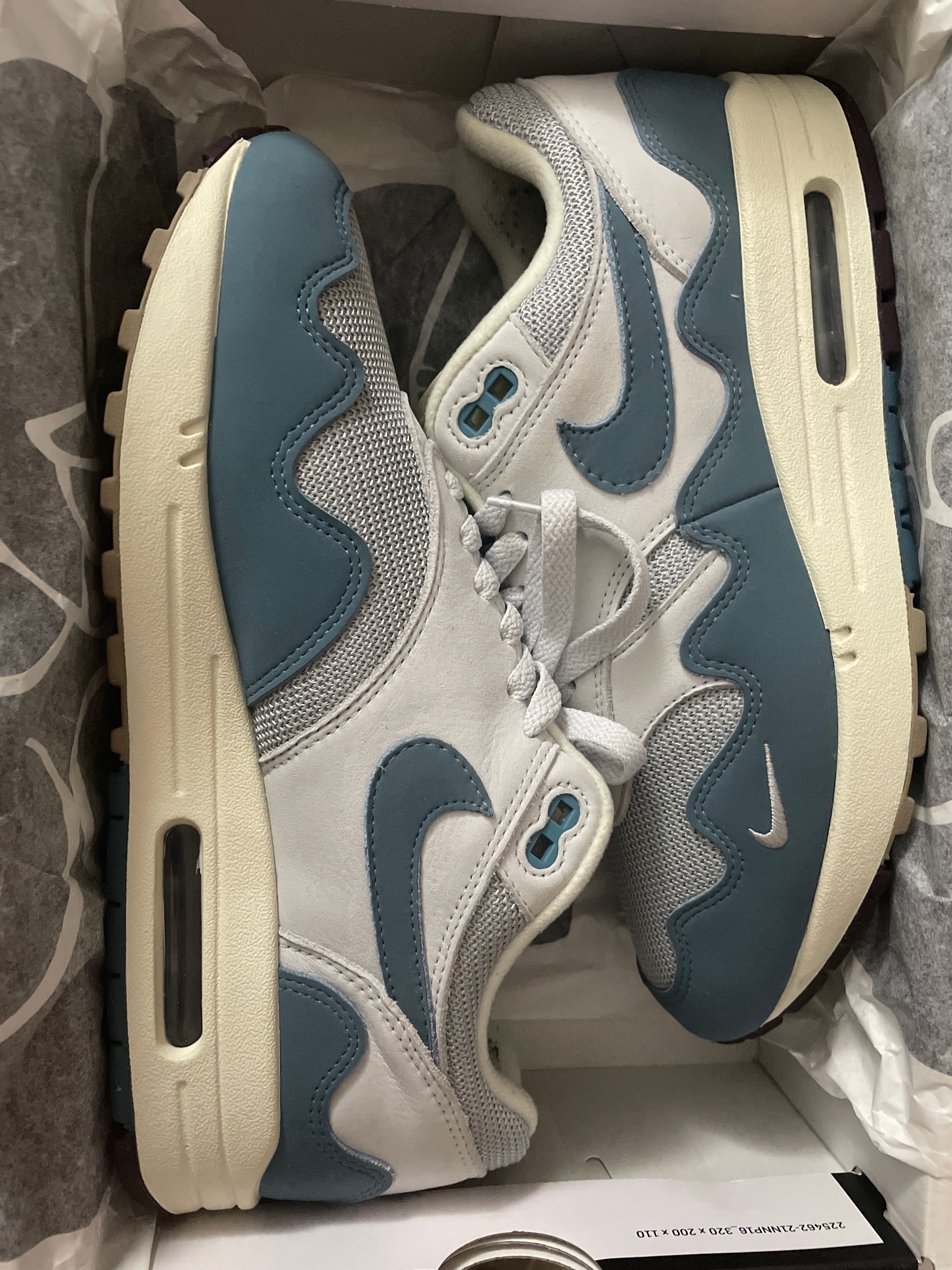 Patta × Nike Air Max 1 "Noise Aqua"