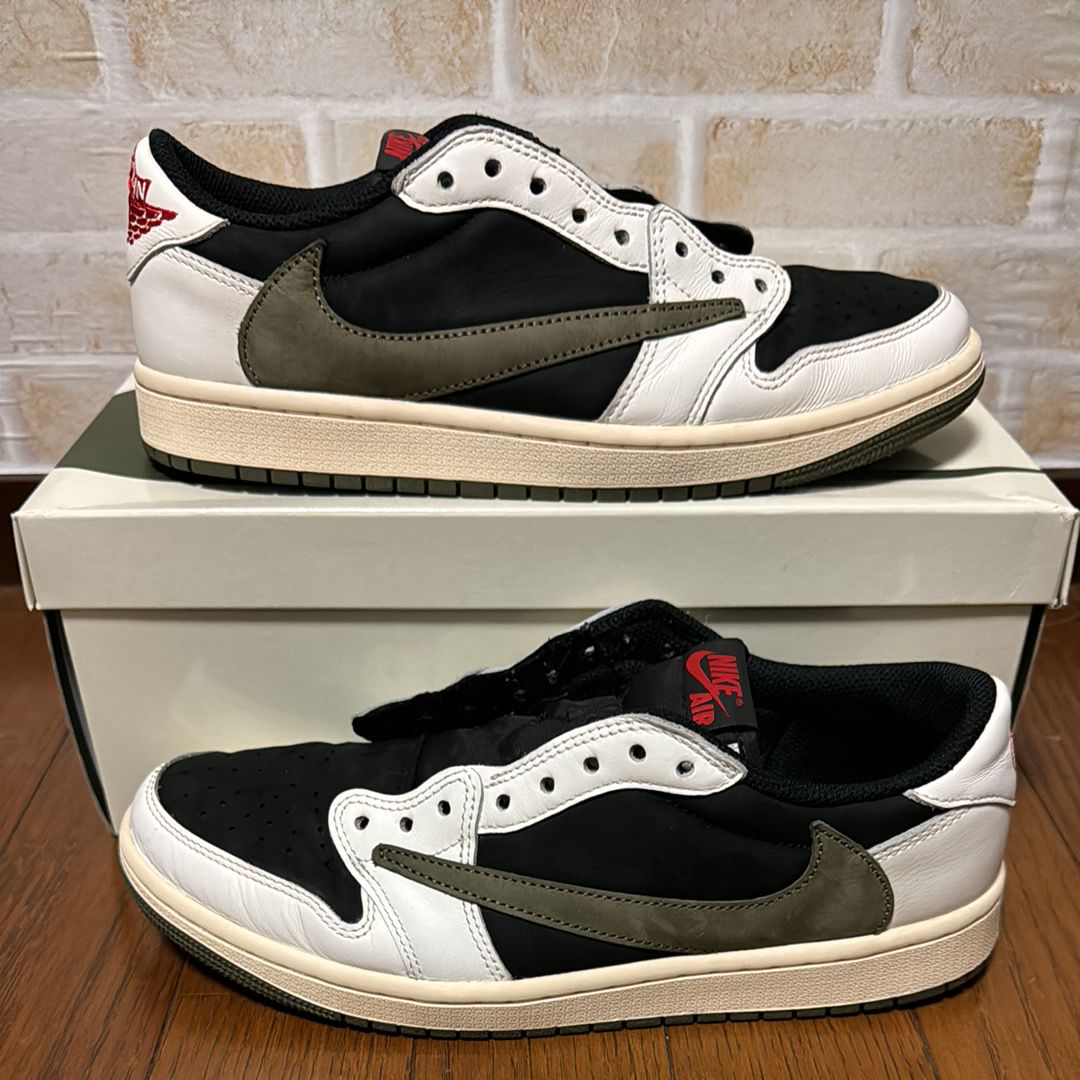 Travis Scott × Nike Women's Air Jordan 1 Low OG "Medium Olive"