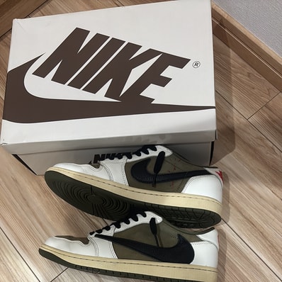 Travis Scott × Nike Air Jordan 1 Low OG SP "Reverse Olive"