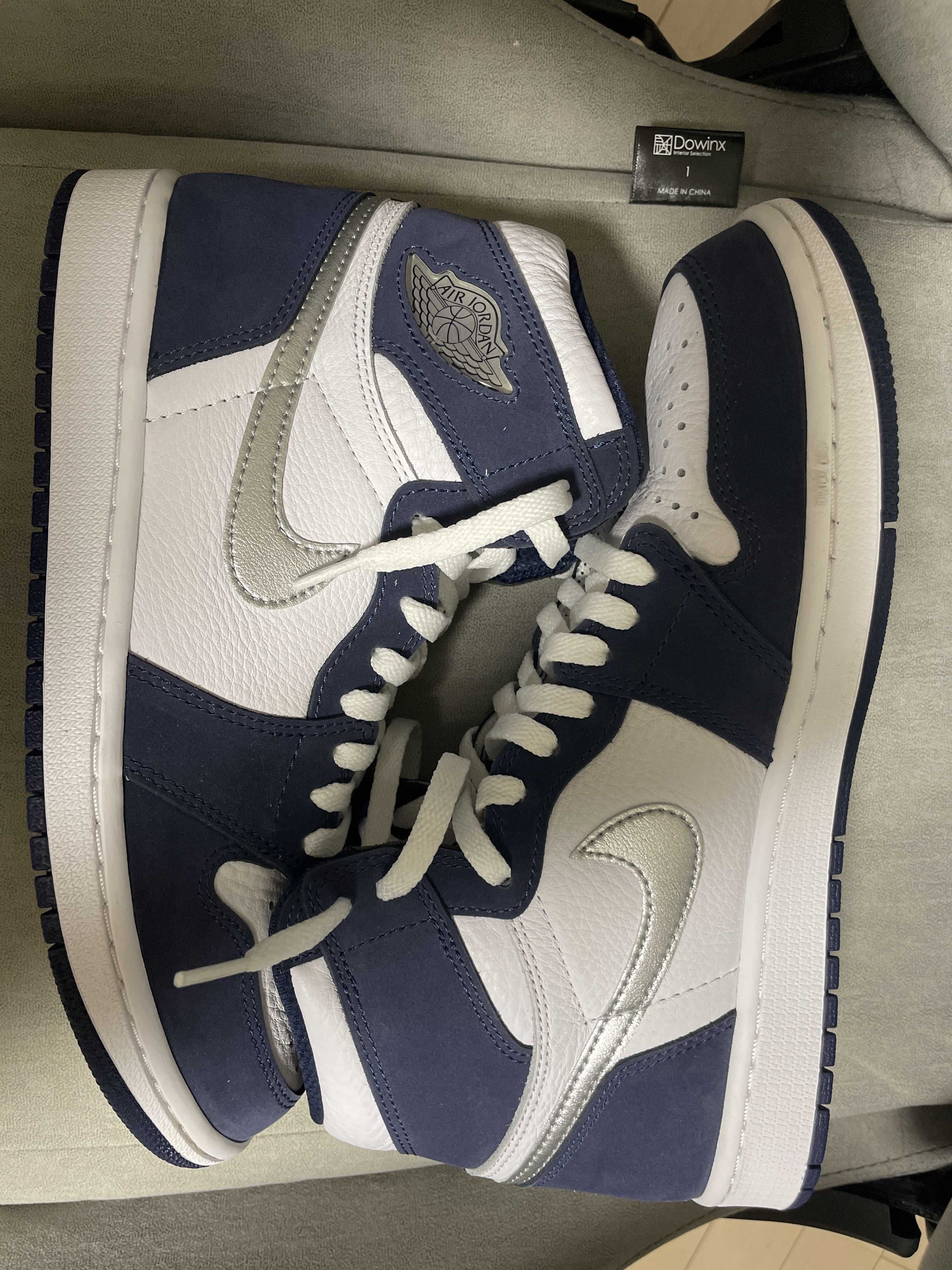 Nike Air Jordan 1 High OG CO.JP "White/Midnight Navy" (2020)(ブリーフケースなし)